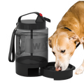 courges portable 2,2L pour chien avec distributeur intégré