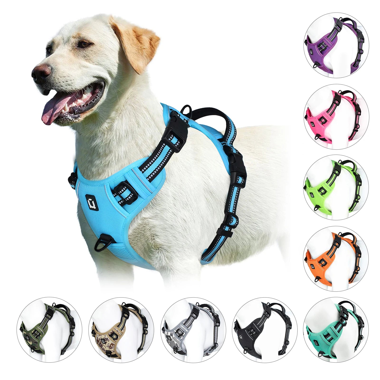 Harnais anti-traction pour chien - Vue principale