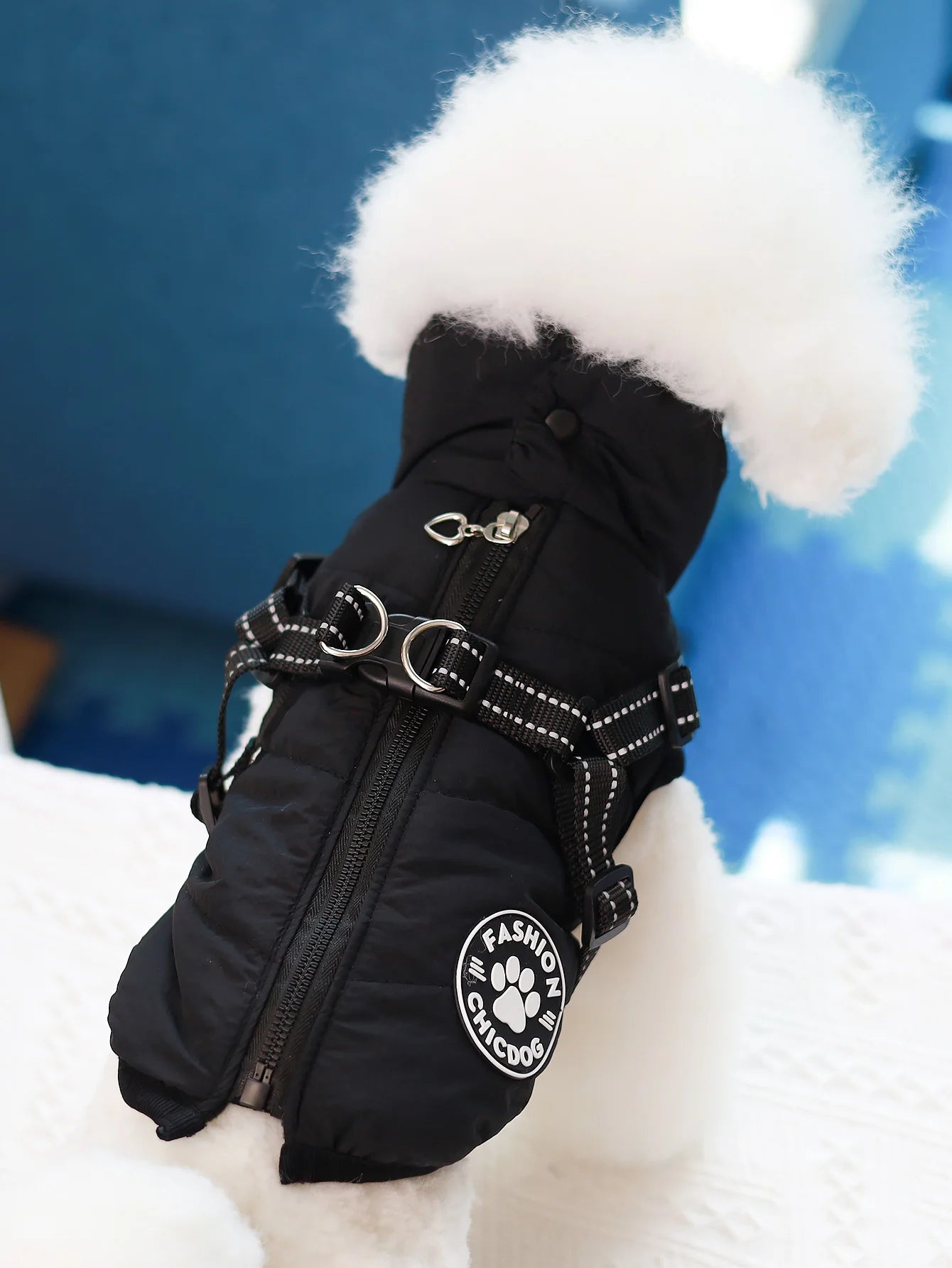 Manteau chien imperméable - coupe ajustée tailles XS à XXL