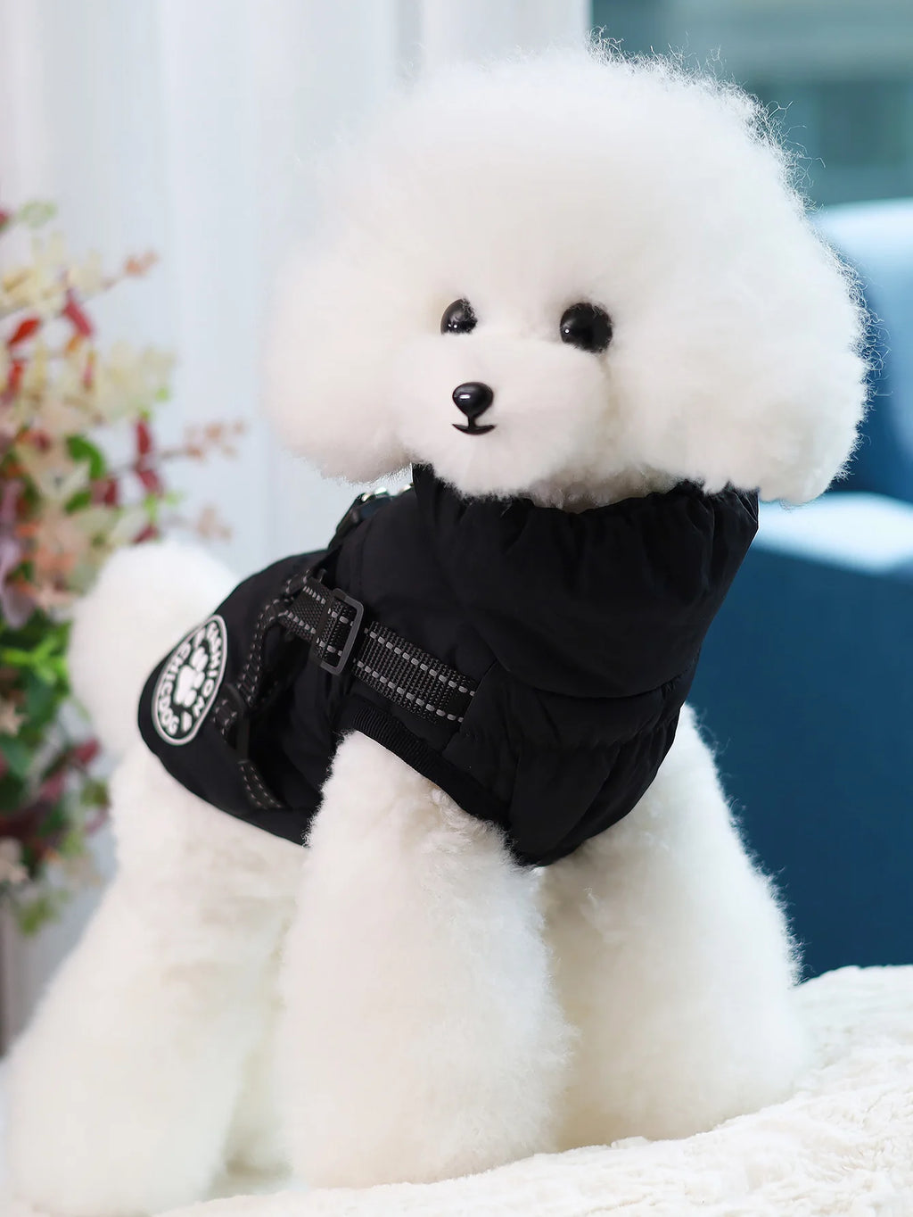 Veste chien 3 couches - tissu doux et imperméable pour promenades hivernales